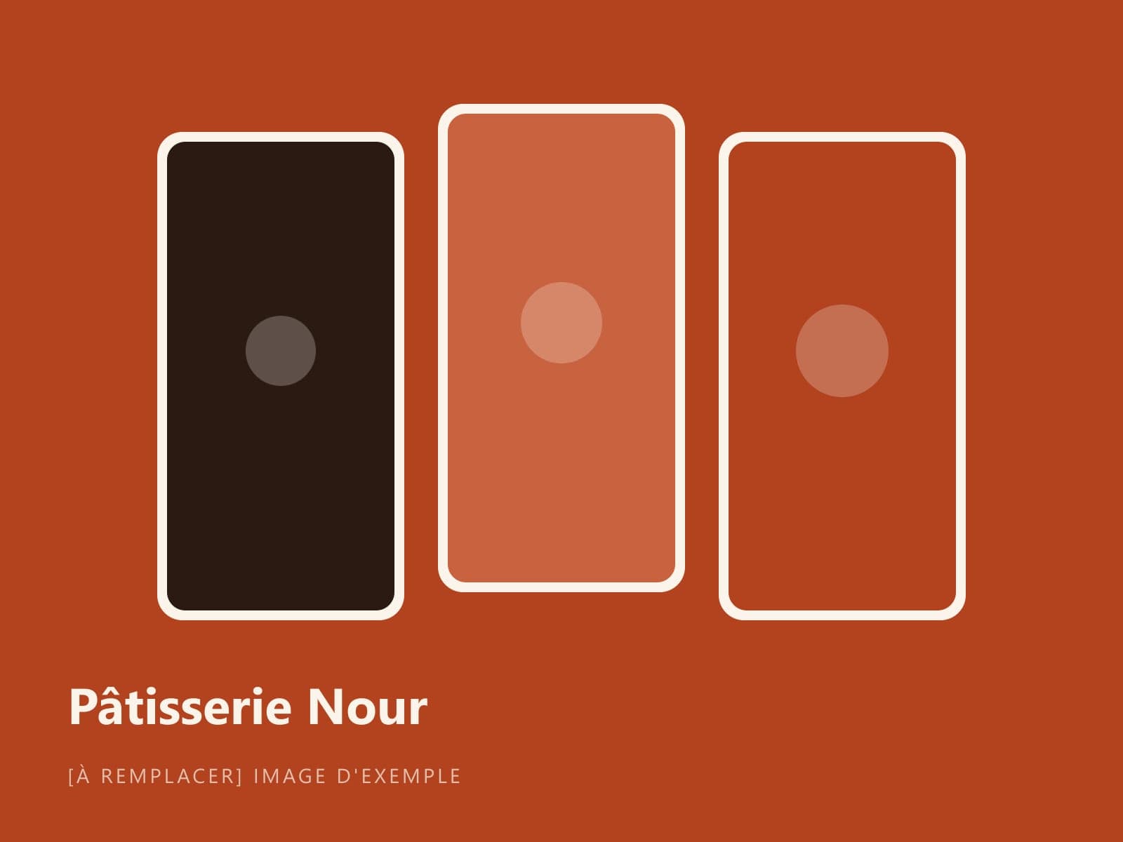 Trois écrans de téléphone montrant les publications Instagram de la Pâtisserie Nour